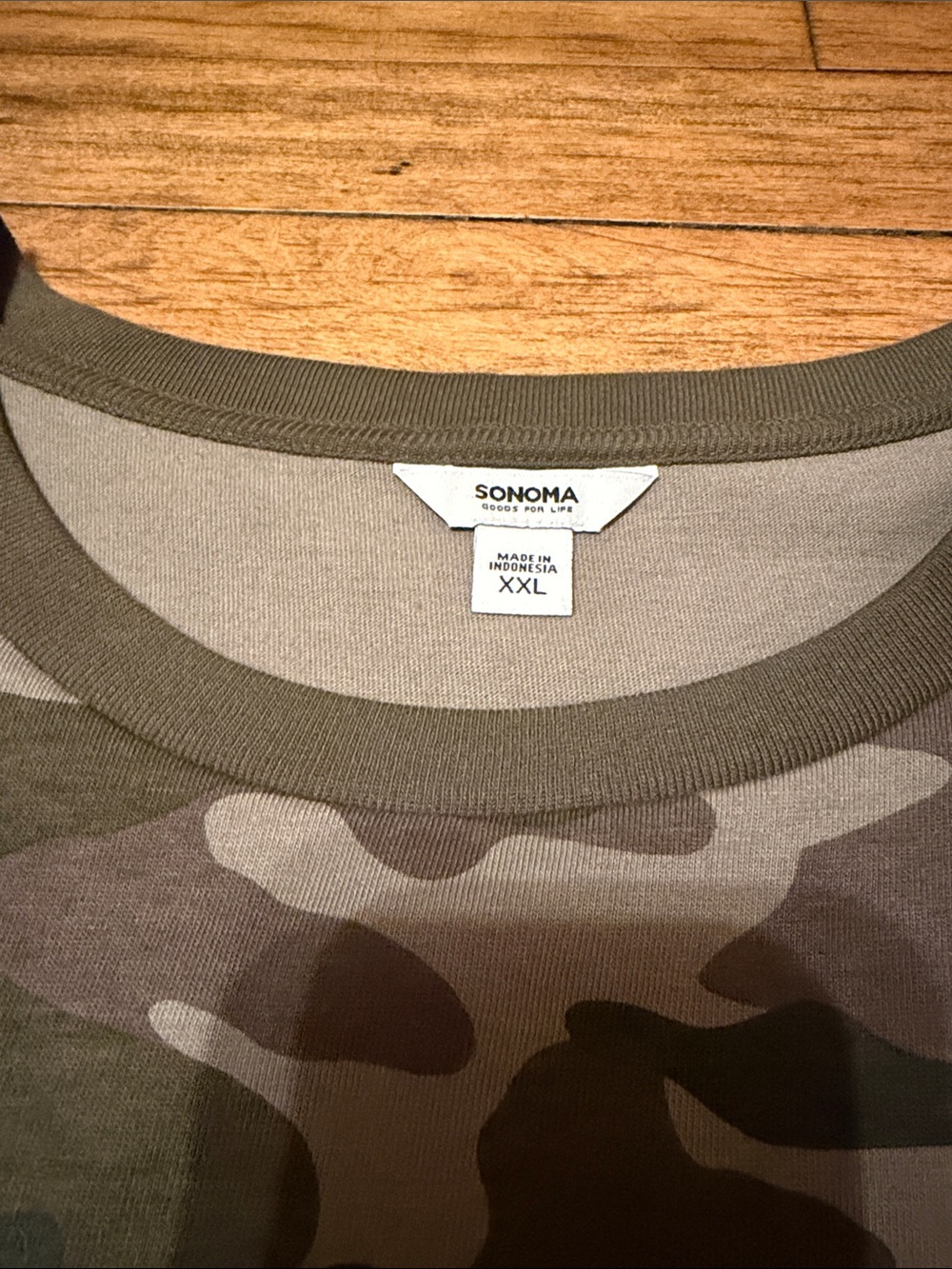 Sonoma Green and Brown Camo Dress - Picture 4 of 10
